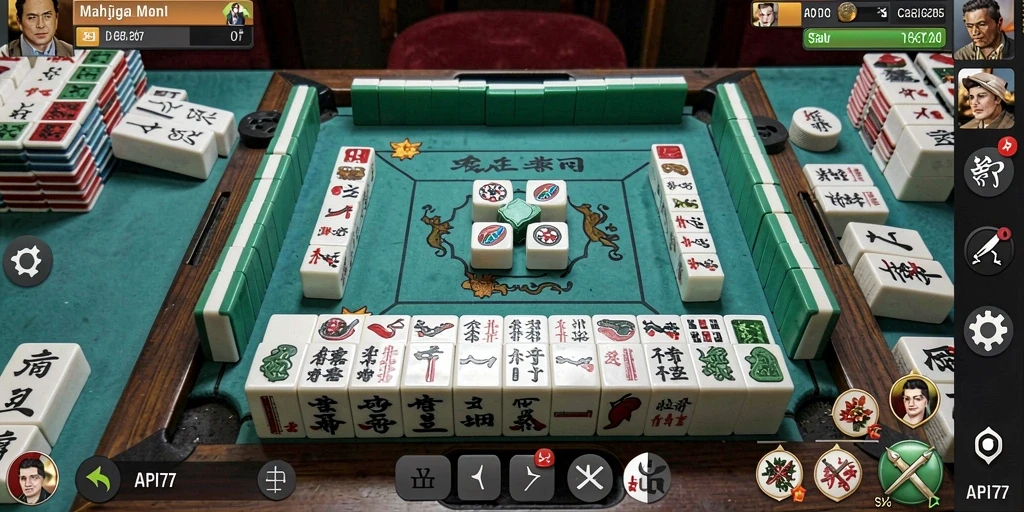 Tangkapan layar menunjukkan gameplay Mahjong yang menarik dan menantang.