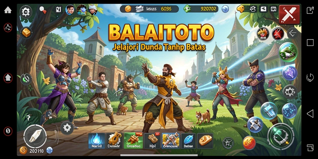 Screenshot gameplay BALAITOTO menampilkan eksplorasi yang mendalam.