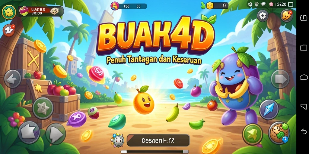 Screenshot utama BUAH4D menampilkan gameplay seru dan penuh aksi.