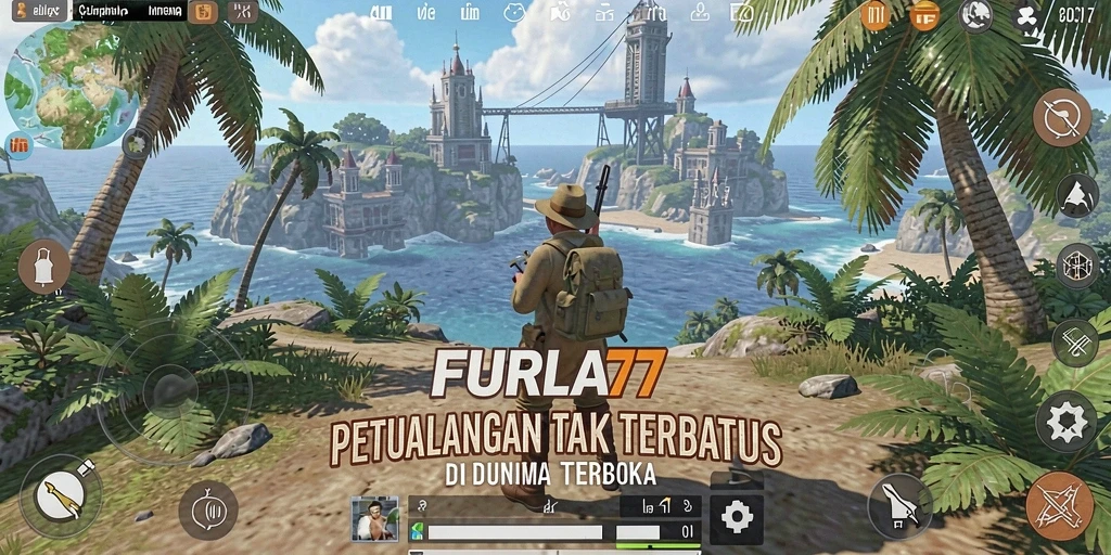 Gameplay FURLA77 dengan lingkungan Open World yang mengesankan.