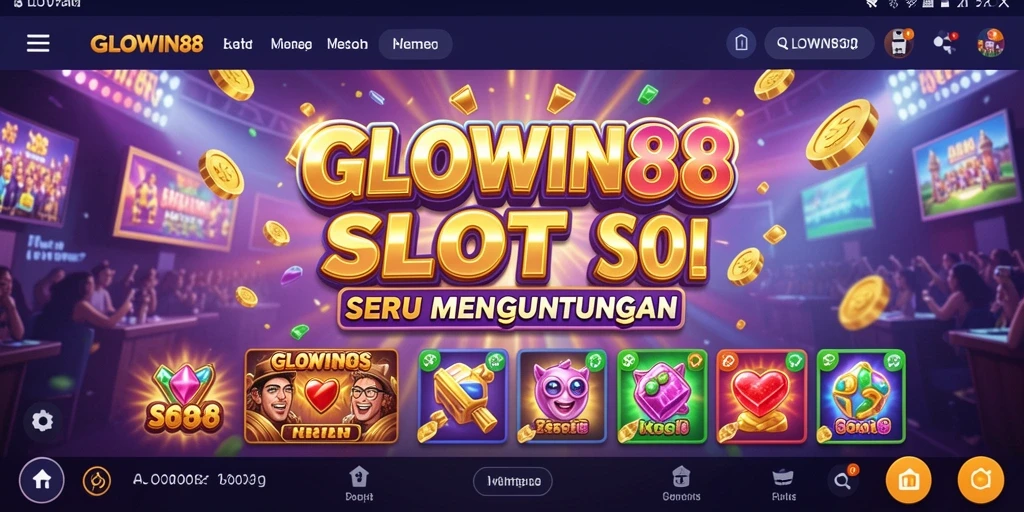 Screenshot GLOWIN88 menampilkan gameplay Slot yang menarik dan interaktif.