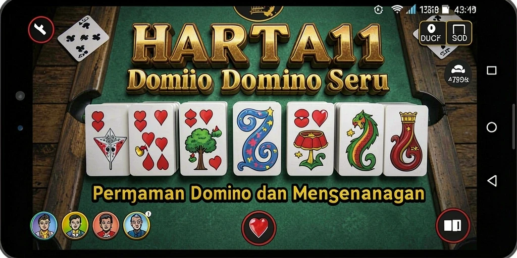 Tampilan gameplay menarik HARTA11 dengan interaksi langsung.