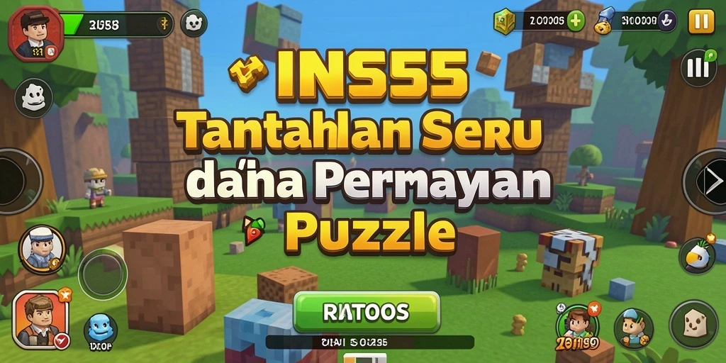 Screenshot gameplay <strong>INS55</strong> menunjukkan tantangan puzzle yang menarik.