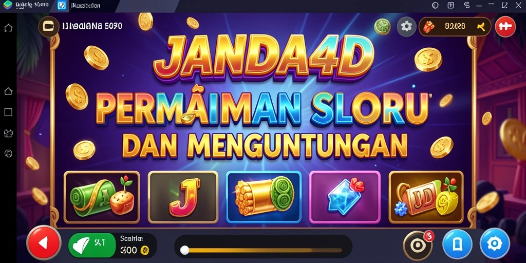 Gameplay menakjubkan dari JANDA4D dengan berbagai mesin Slot.