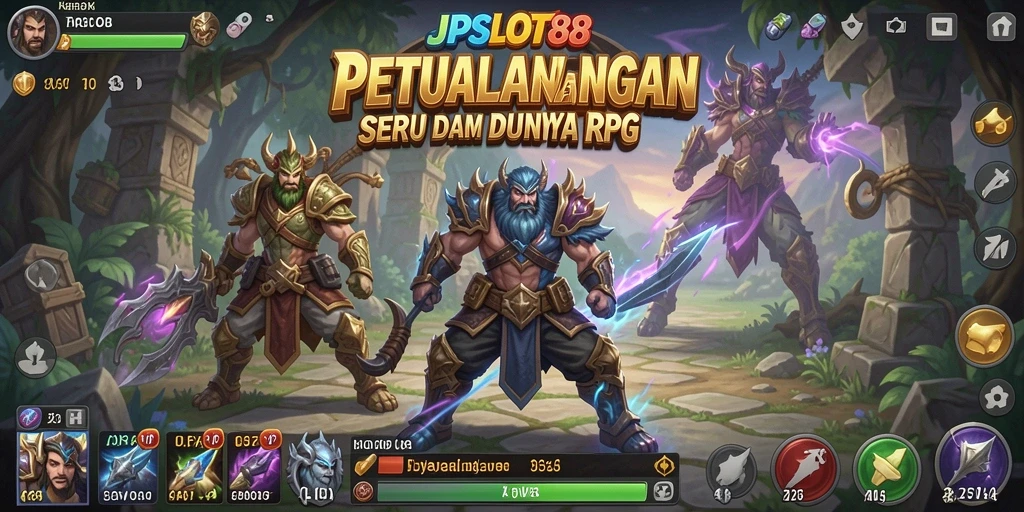 Tampilan gameplay seru di dunia RPG JPSLOT88 yang menantang.