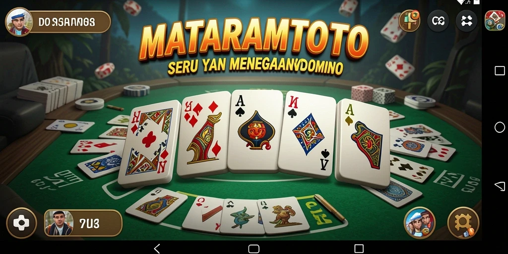 Gameplay DOMINO yang seru dan menantang di MATARAMTOTO.