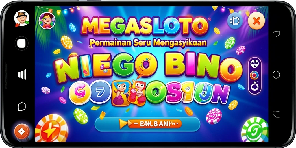 Tangkapan layar gameplay bingo MEGASLOTO yang seru dan mendebarkan.