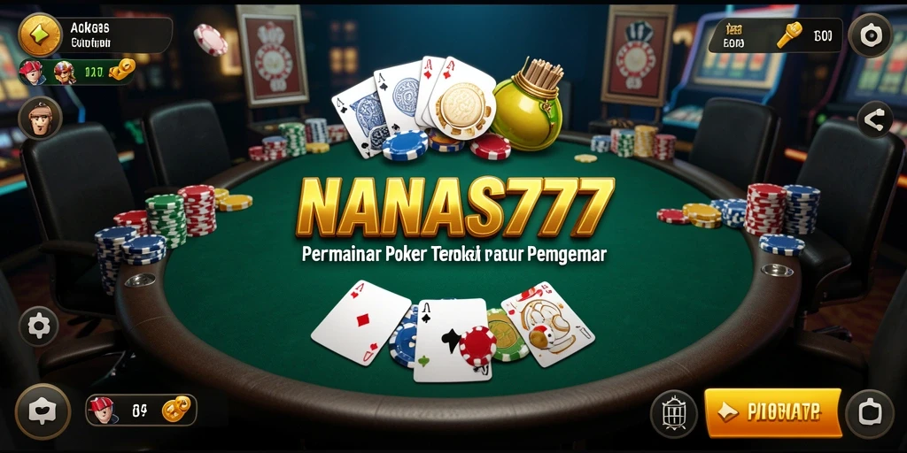 Tampilan screenshot NANAS777 yang menampilkan gameplay Poker yang seru.