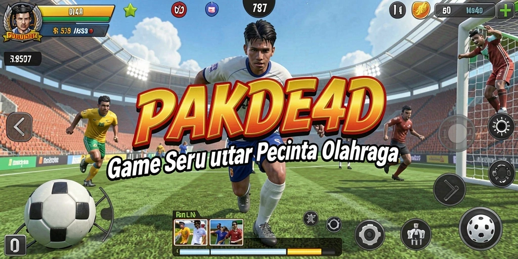 Tampilan menarik dari gameplay PAKDE4D dengan variasi olahraga.