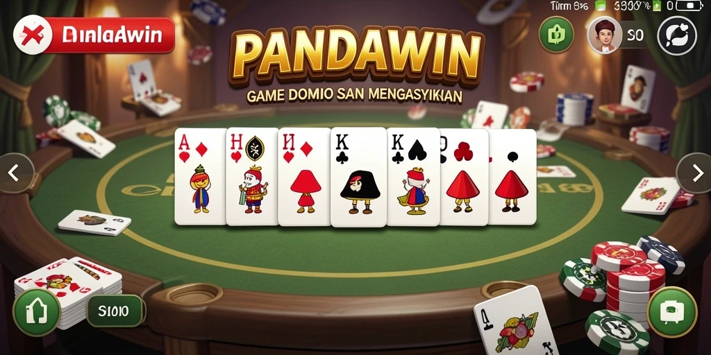 Tampilan gameplay seru PANDAWIN dengan grafik menarik.