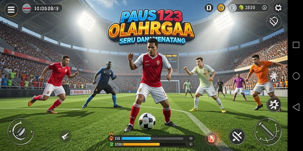 Tampilan gameplay PAUS123 yang seru dan dinamis.
