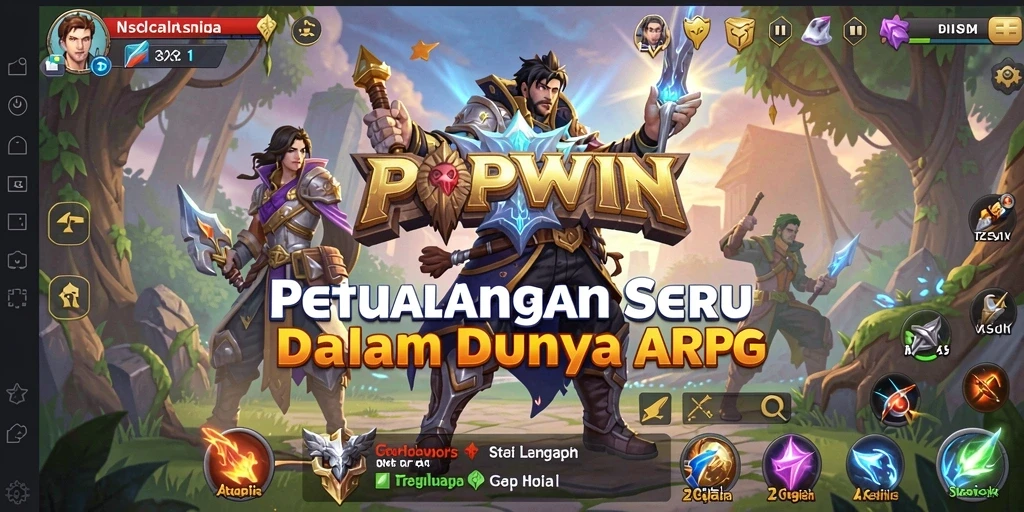 Tampilan gameplay menawan dalam dunia ARPG yang menantang.