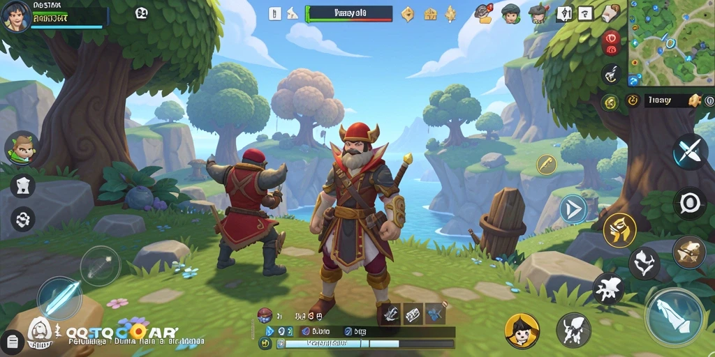Gameplay seru di dunia terbuka QQSTAR penuh petualangan.