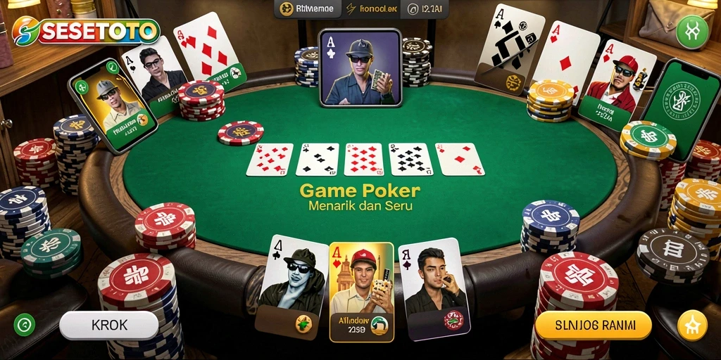 Tampilan gameplay SESETOTO yang seru dan interaktif.